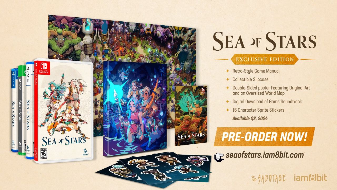 Mídia física de Sea of Stars terá bundle incrível; veja aqui