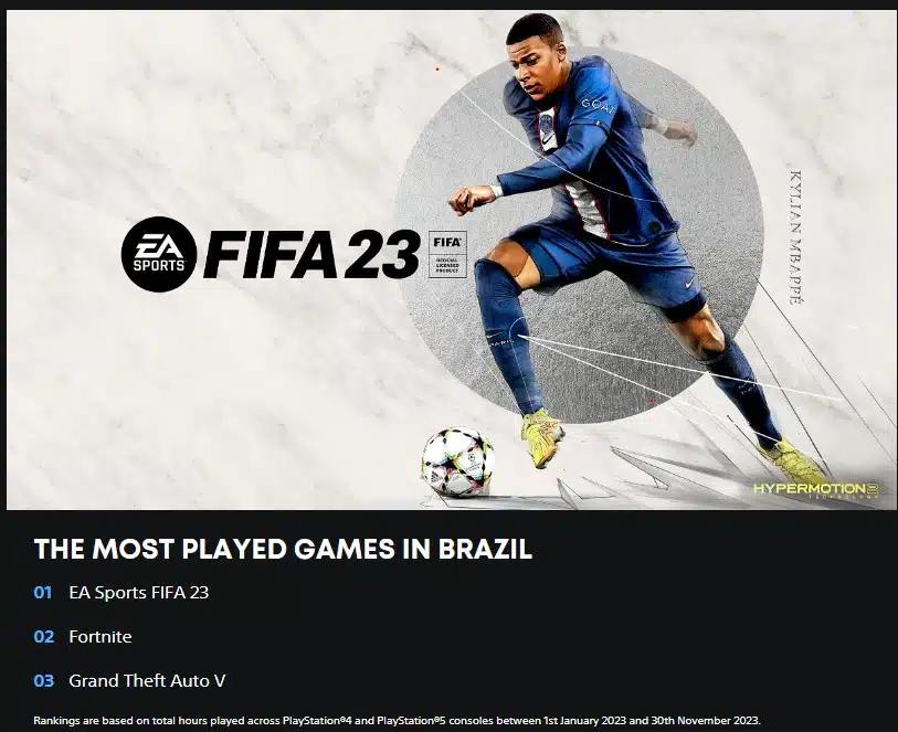 PlayStation no Brasil FIFA 23