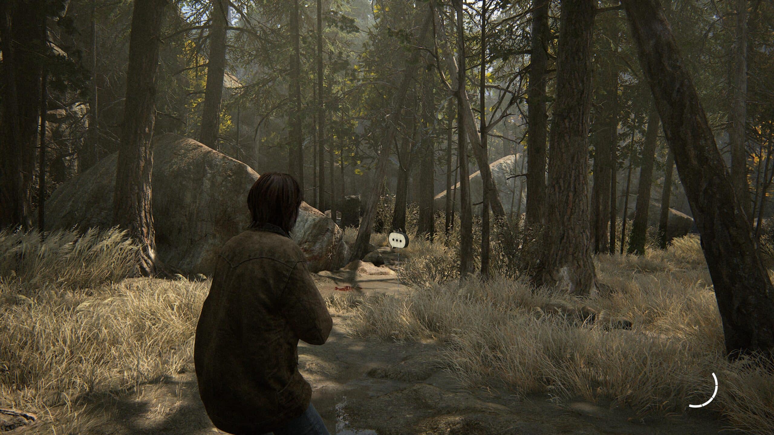 Ellie caçando em The Last of Us Parte II Remasterizado