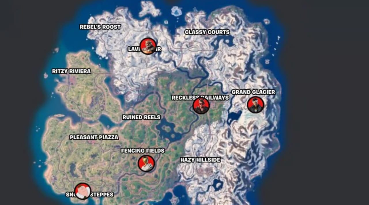 Fortnite: onde e como encontrar todos os Medalhões da Sociedade 1 fortnite