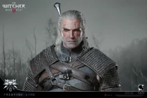 Linda estátua de Geralt tem 1m de altura e custa mais de R$ 17 mil