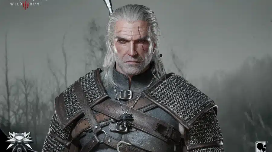 Linda estátua de Geralt tem 1m de altura e custa mais de R$ 17 mil