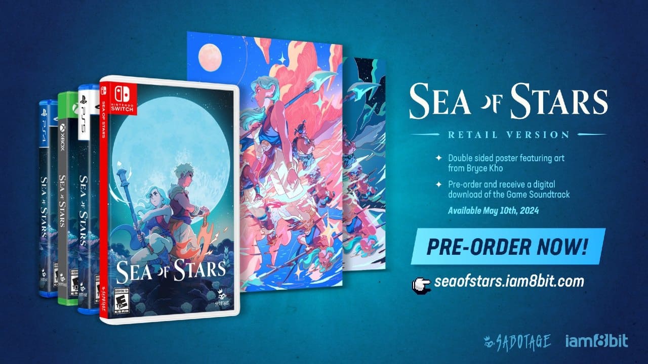 Mídia física de Sea of Stars terá bundle incrível; veja aqui