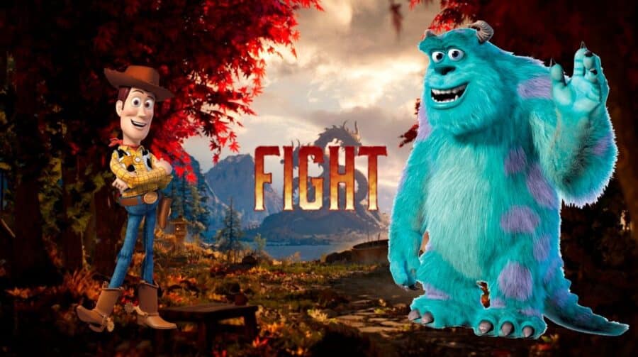 Sem piedade! Woody espanca Sulley em mod de Mortal Kombat 1