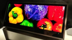 Sharp mostra primeira TV QDEL do mundo na CES 2024