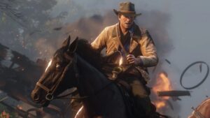 Fã de Red Dead Redemption 2 viraliza após saltar de trem em movimento e já montar no seu cavalo