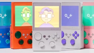 Portátil retrô Small Universe X Sugar Cubes tem tela OLED giratória de 3,9 polegadas