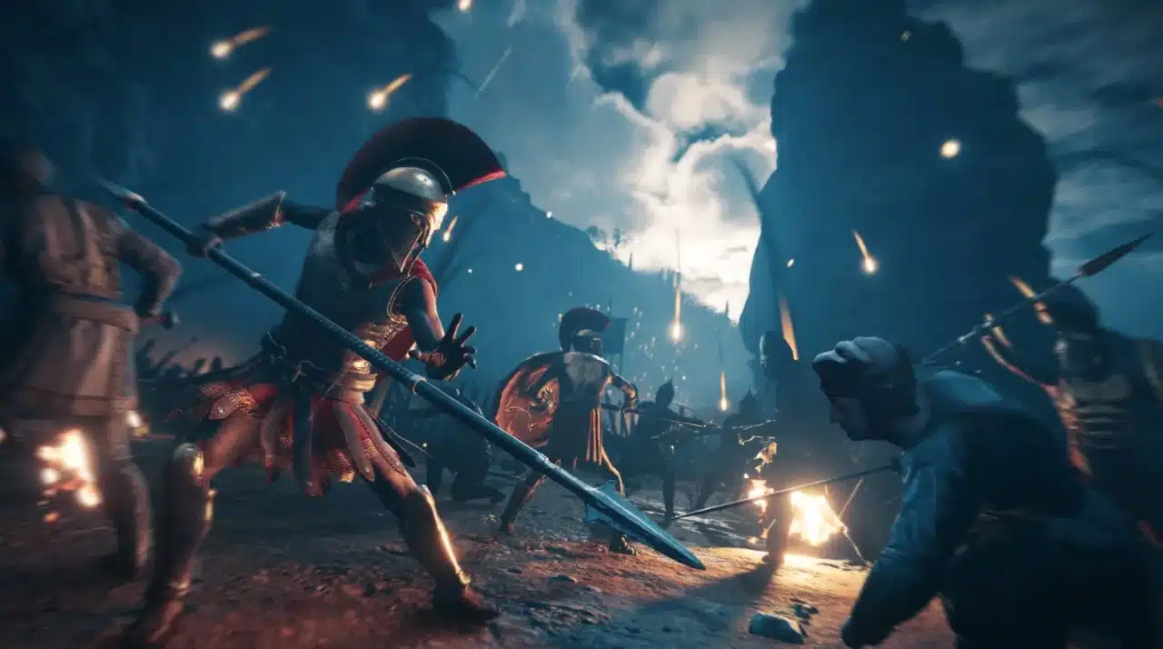 guerra em Assassin's Creed Odyssey
