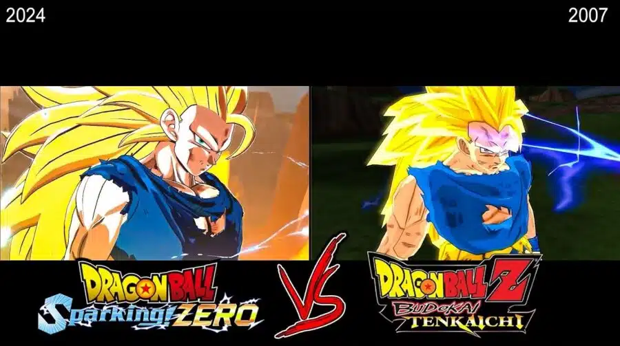 Nostálgico! Fã recria trailer de Dragon Ball: Sparking! Zero em Budokai Tenkaichi 3