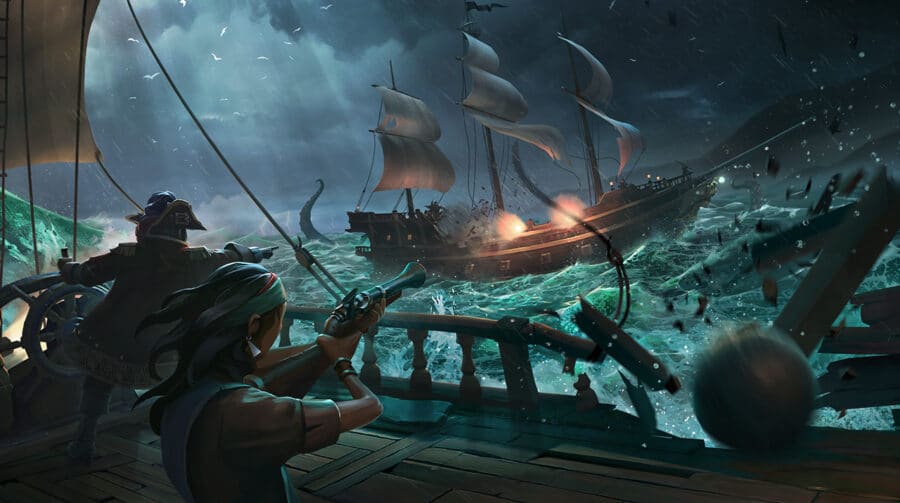 Produtor fala sobre parceria entre Sony e Rare para trazer Sea of Thieves ao PS5