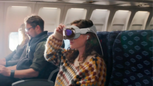 Companhia aérea de luxo oferece Apple Vision Pro em voos selecionados