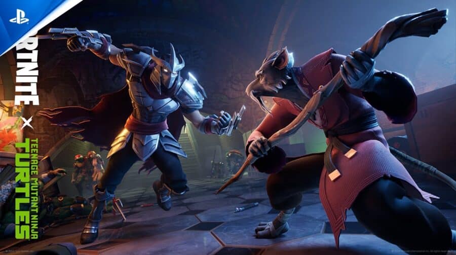Gameplay de Fortnite mostra as Tartarugas Ninja em ação