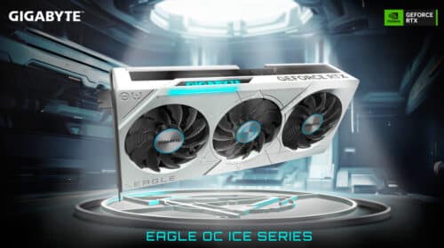 Gigabyte lança série RTX 40 Eagle OC Ice com GPUs brancas