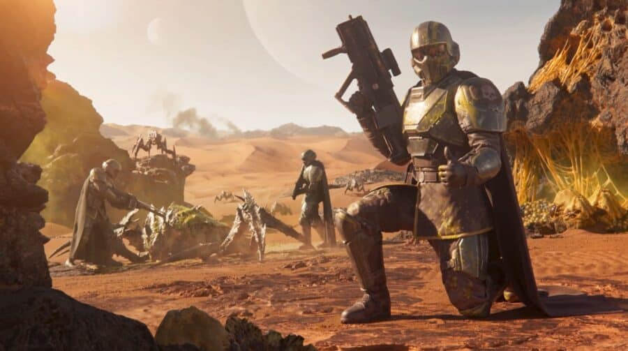 Helldivers 2 vira um caos com chuva de meteoros, tornados e mais