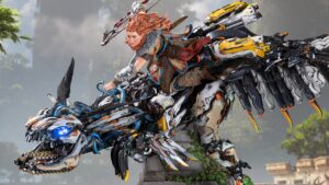 Estatueta incrível de Horizon Forbidden West destaca Aloy e Garraveloz