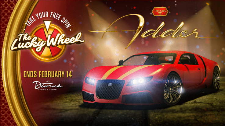 GTA Online celebra Carnaval e Ano do Dragão com presentes e dinheiro 1 Truffade Adder na Roda da Fortuna em GTA Online