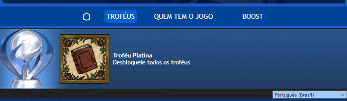 Simplicidade: Pentiment tem platina chamada “Troféu Platina” 1 Troféu Platina de Pentiment, mostrando um livro cercado de rosas