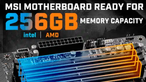 Placas Intel da MSI recebem BIOS para suporte a 256 GB de RAM