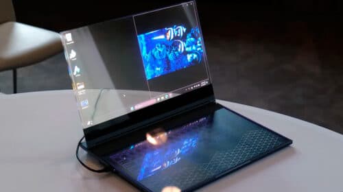 Lenovo apresenta o Project Crystal, seu notebook transparente