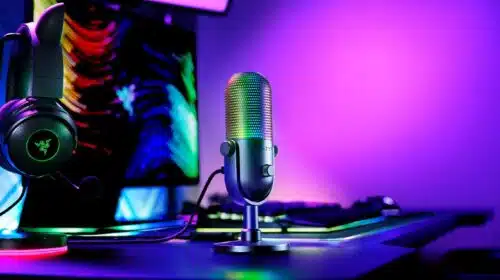 Razer anuncia microfones Seiren V3 Chroma e Seiren V3 Mini para criadores de conteúdo