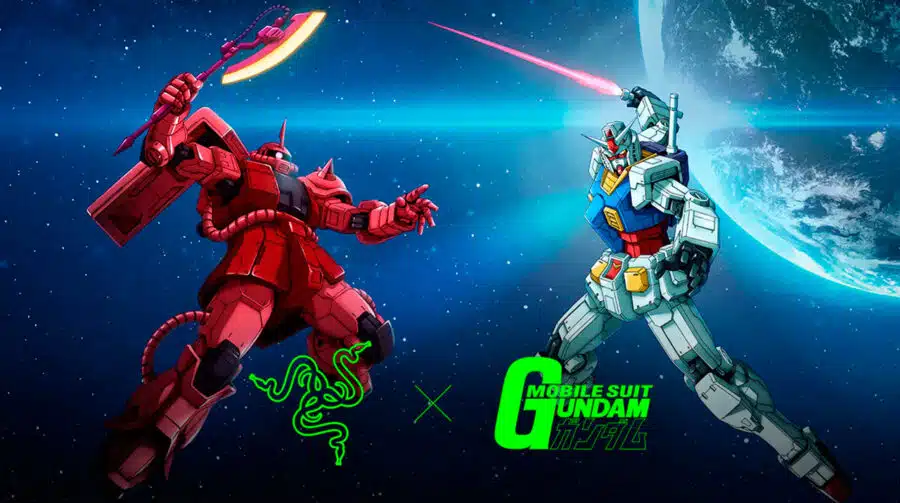 Razer lança coleção de produtos Gundam, incluindo cadeira Iskur X
