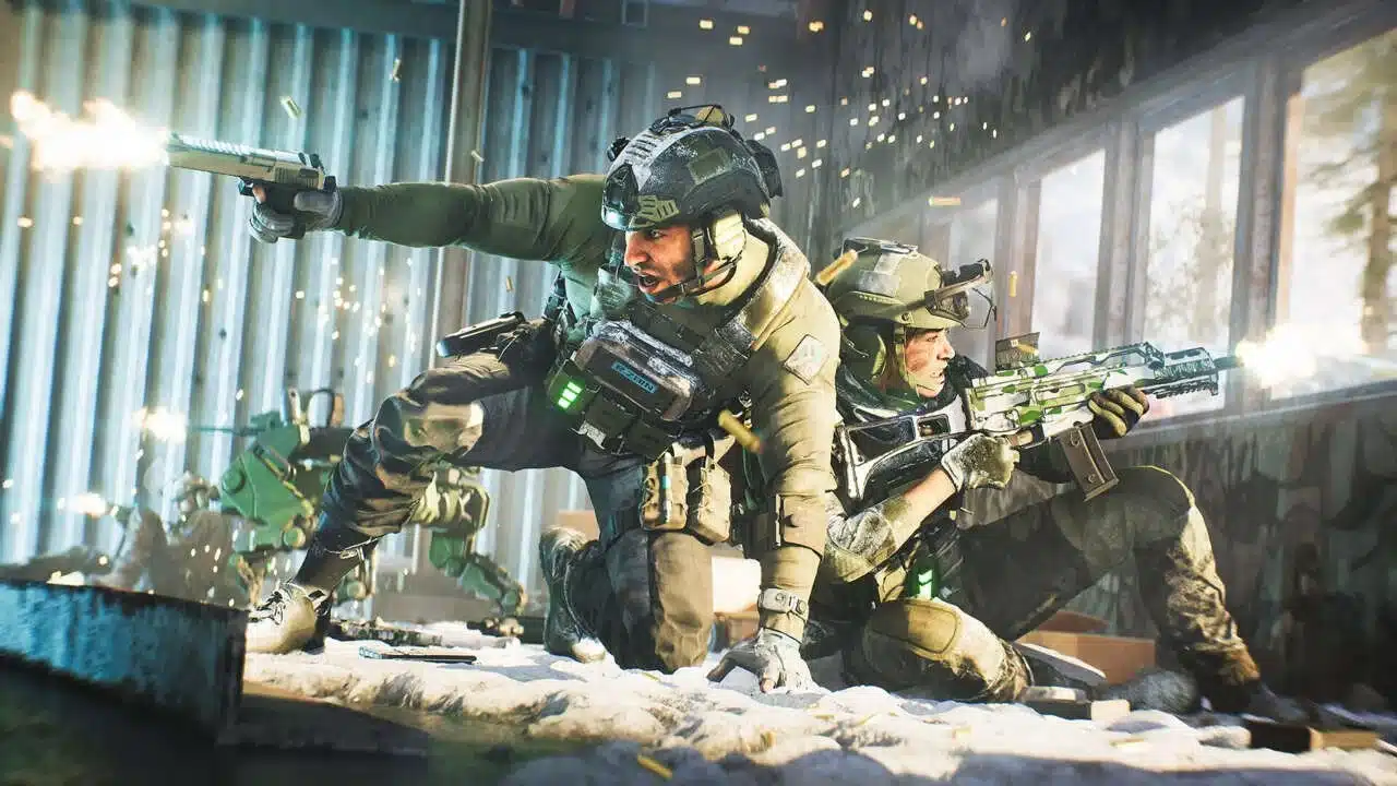 Imagem de dois soldados de Battlefield.