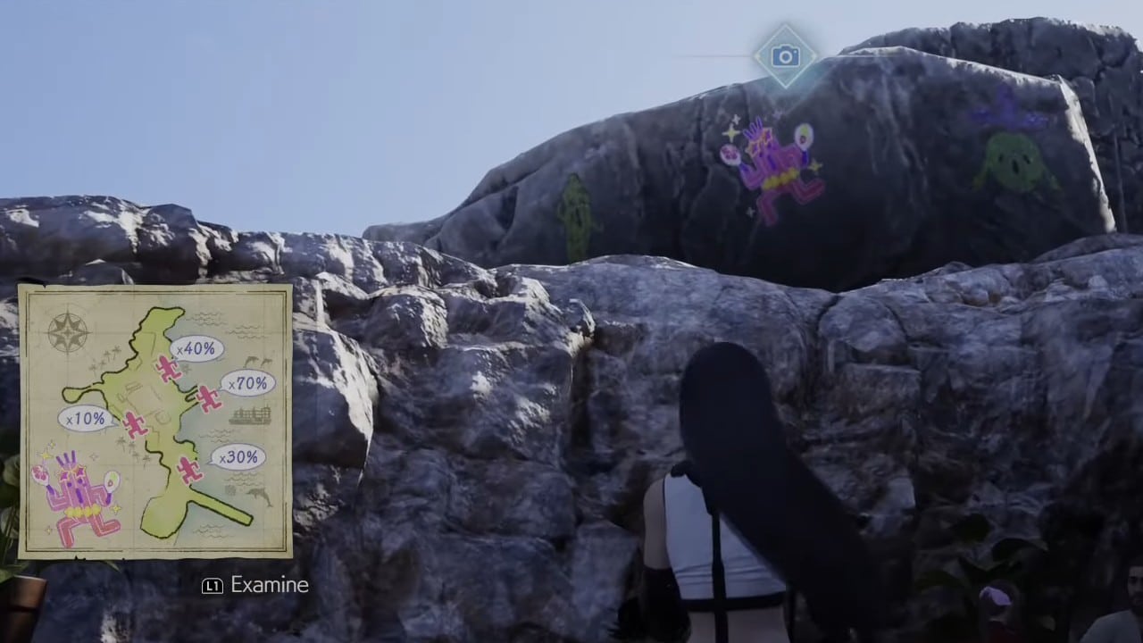 Final Fantasy VII Rebirth: onde encontrar os Cactuars em Costa Del Sol 2 Cactuars em Costal Del Sol - rua de trás da praia