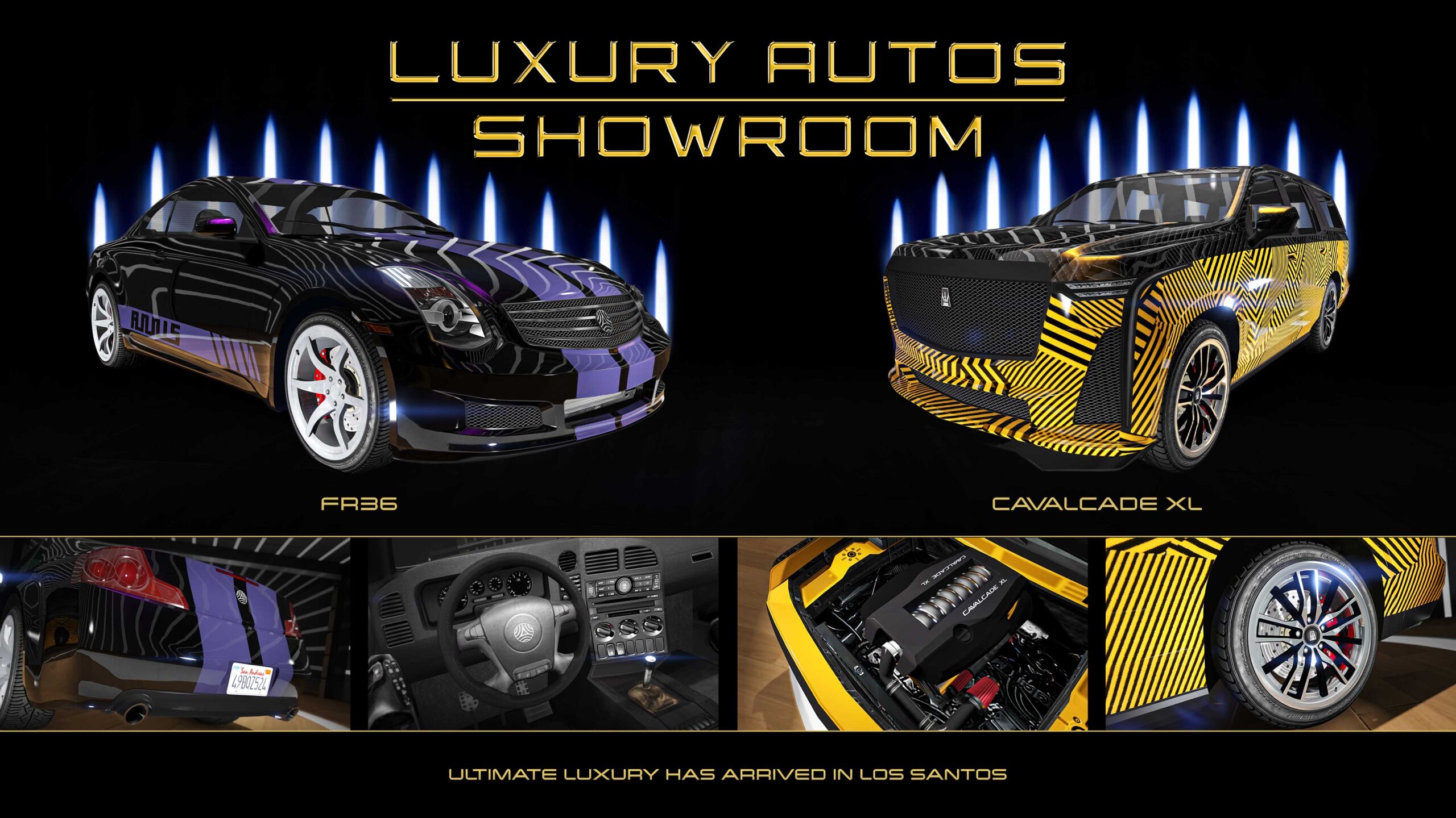 GTA Online é tomado por super recompensas no Vai ou Racha 5 Luxury Autos descontos em GTA Online