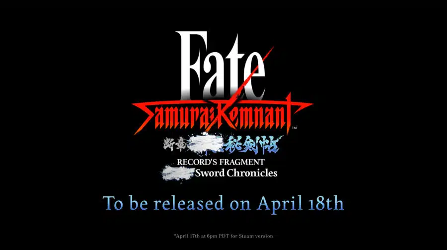 Segundo DLC de Fate/Samurai Remnant chega em abril