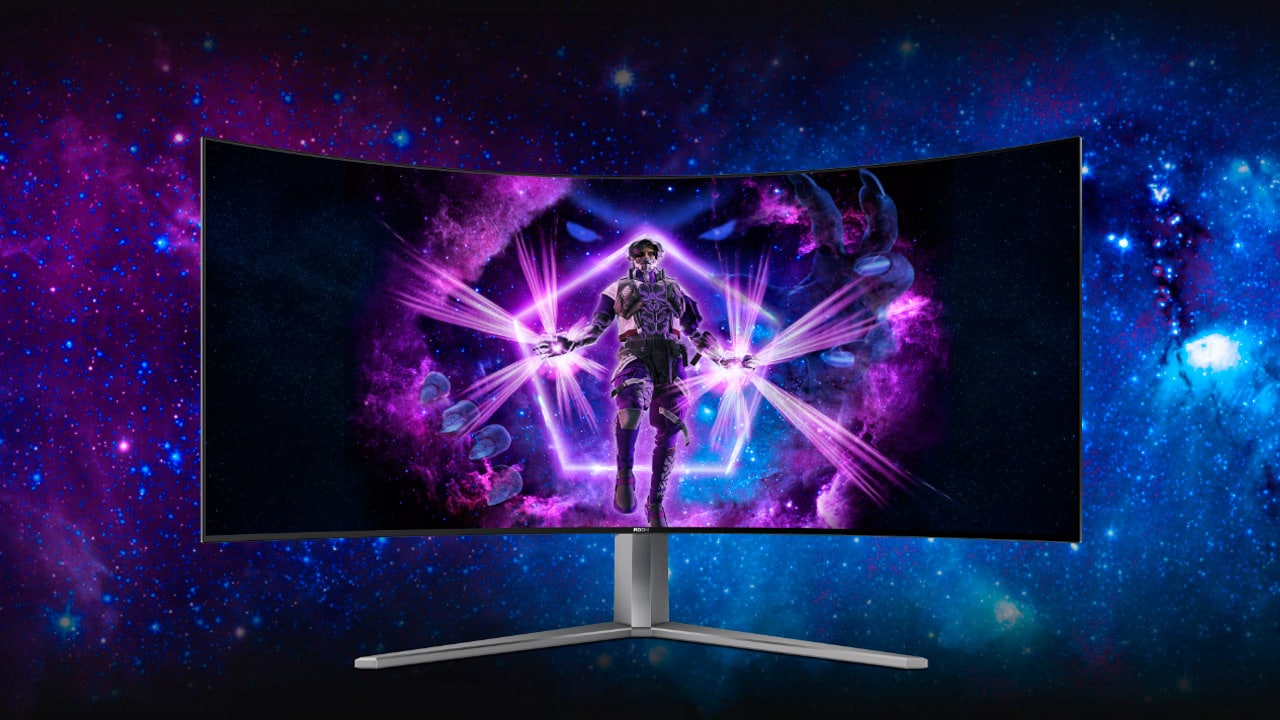 AOC lança monitor Agon Pro AG45UCZD com curvatura acentuada de 800R