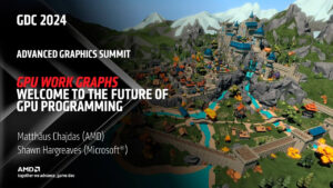 AMD mostra ganhos de 64% na performance de games com Work Graphs