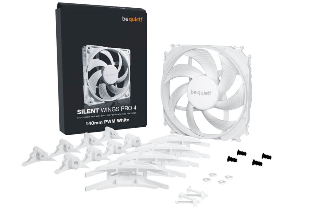 fans da linha silent wings na cor branca