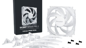 Fabricante alemã renova linha de ventoinhas Silent Wings com modelos na cor branco