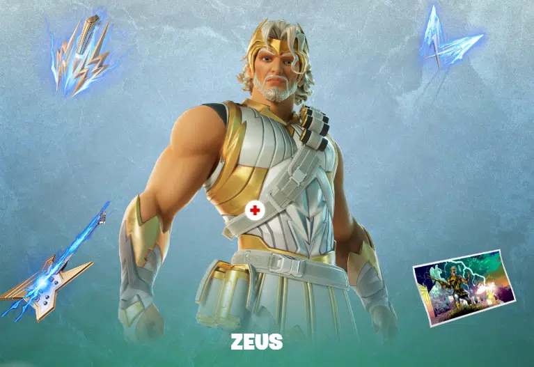 Zeus em Fortnite