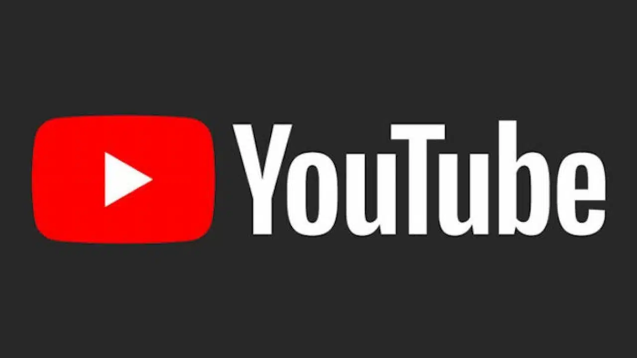 logo oficial do youtube em fundo preto