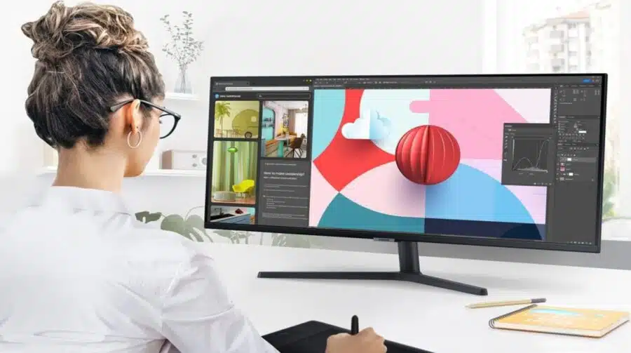 ViewFinity S5: novo monitor da Samsung exibe até 1 bilhão de cores