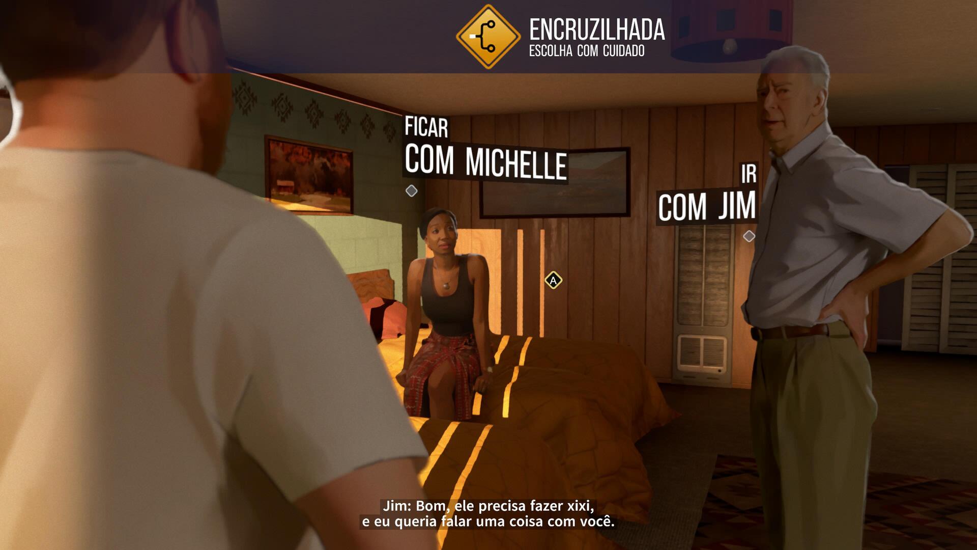 opção de encruzilhada no jogo as dusk falls