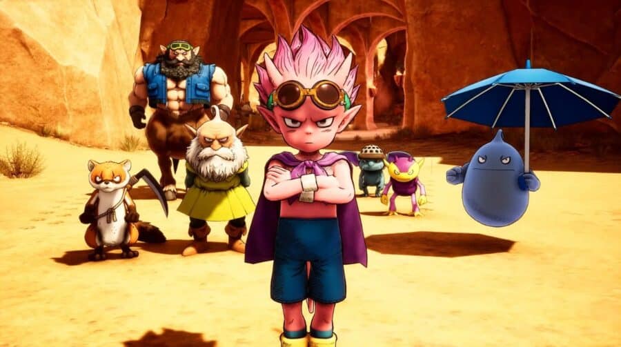 Prévia de Sand Land apresenta novo gameplay em bioma florestal