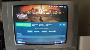 Momento retrô: jogador conecta Steam Deck em TV CTR para gráficos nostálgicos
