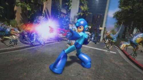 É hoje (17)! Atualização de Exoprimal traz modos, trajes e colaboração com Mega Man
