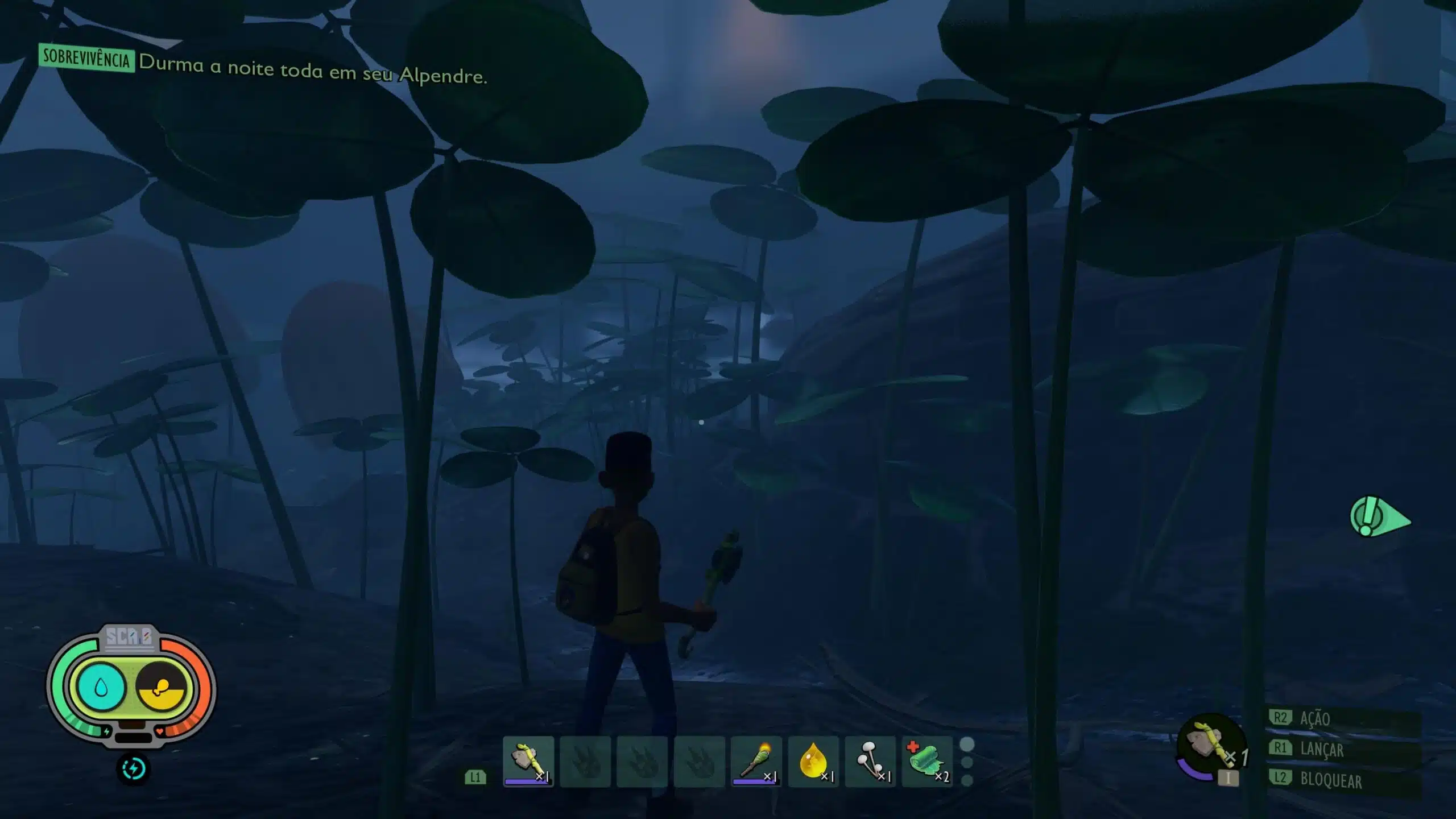 Grounded floresta de noite