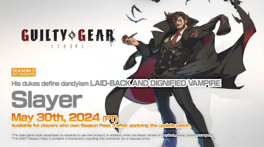 Guilty Gear Strive terá Slayer em 30 de maio; veja trailer