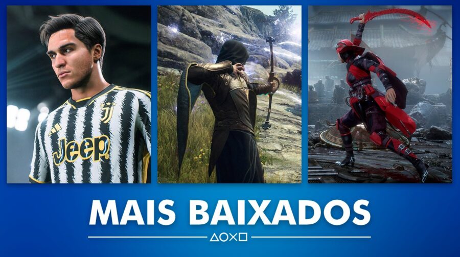 Sony divulga os jogos mais baixados da PS Store em março de 2024