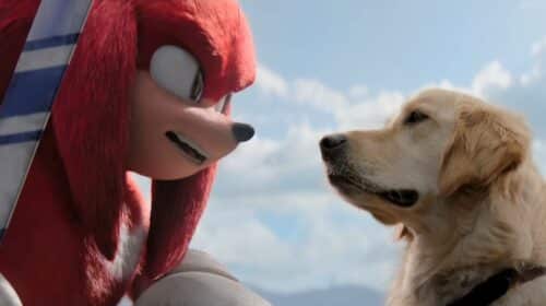 Knuckles treina cãozinho em cena inédita da série da Paramount+