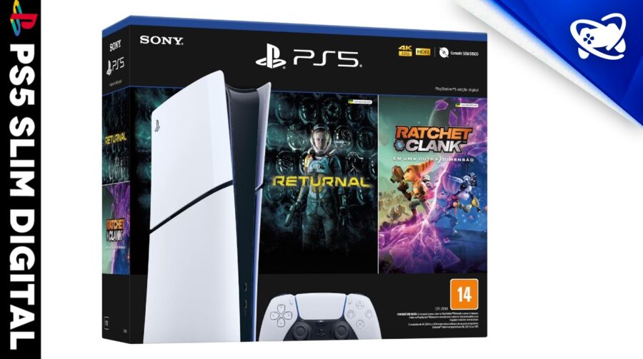 Bundle do PS5 Slim Digital com dois jogos chega ao Brasil; veja preço!
