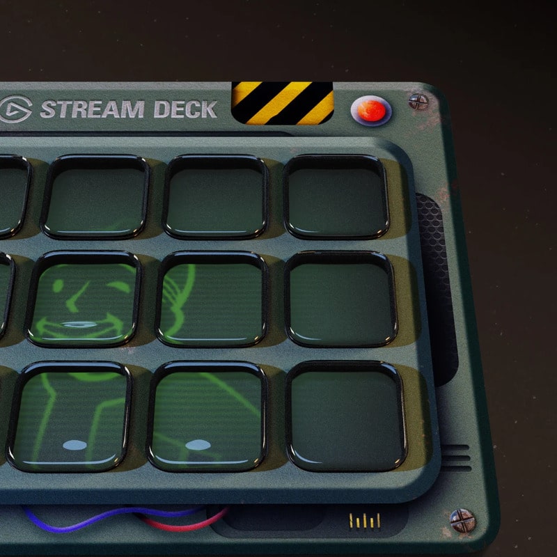 stream deck da elgato inspirado em fallout