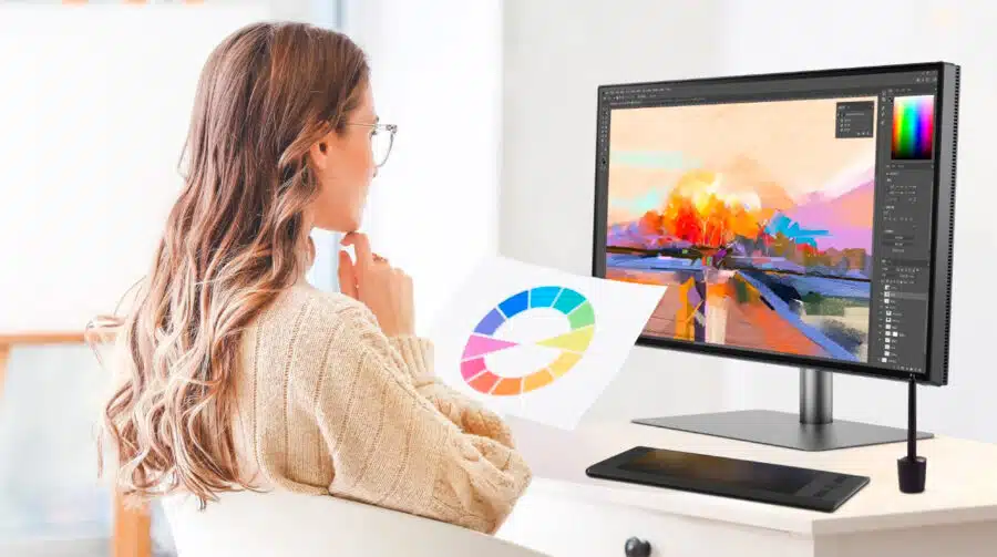 Bonitão! BenQ lança monitor 4K de 32'' para designers na Índia