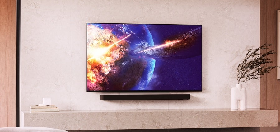 Imagem de divulgação da Sony Bravia 8 OLED.