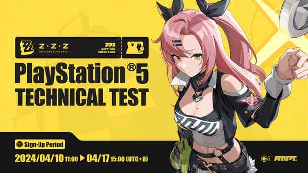 Zenless Zone Zero abre inscrições para testes no PS5