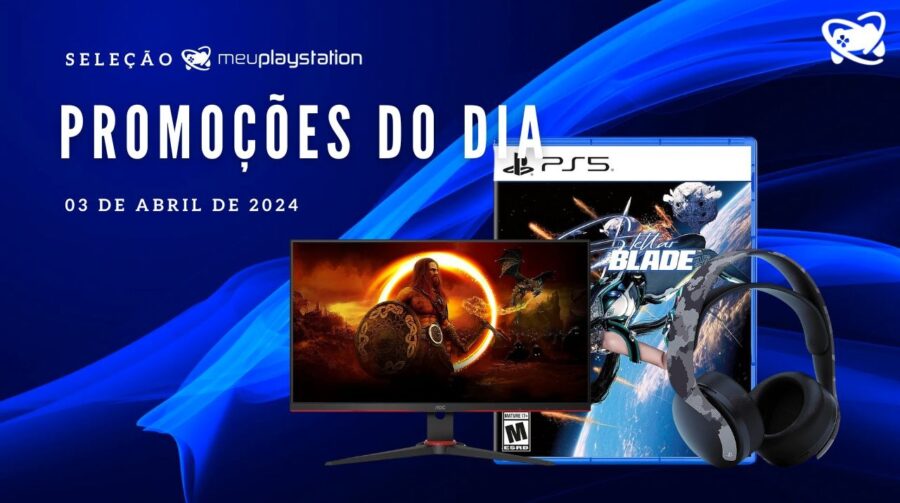Aproveite! Confira as melhores promoções gamer do dia (03/04)
